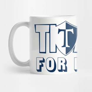 Webster Thomas High School Titan for Life (white) Mug